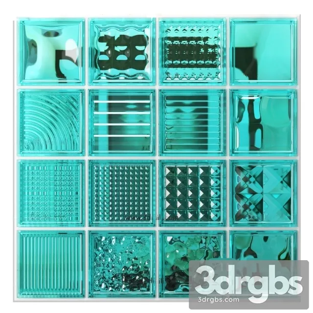 Brick Glass 3D Model Free