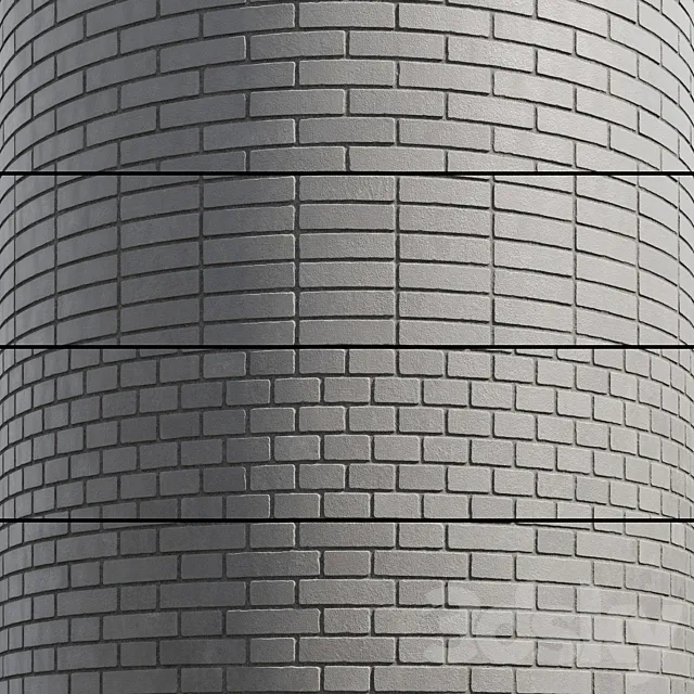 Brick Gray 3D Model