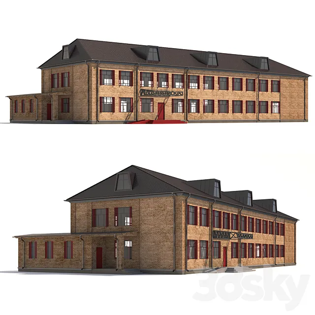 Brick Municipal Building Free Download