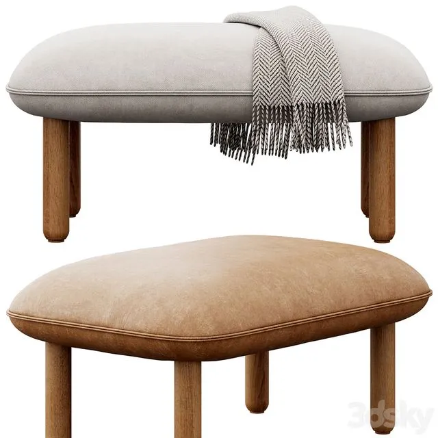 Brick QT Ottoman by Poppin Free Download