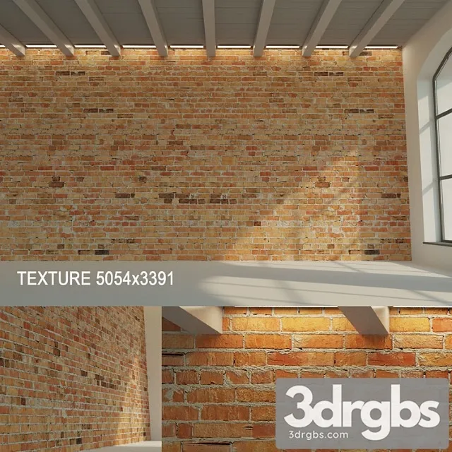 Brick wall 11 3D Model Free