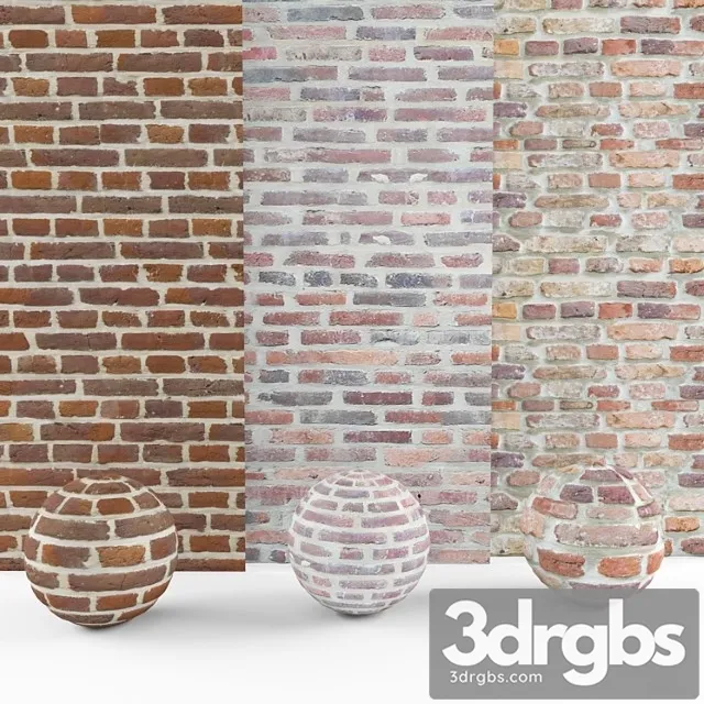 Brick Wall 3D Model Free