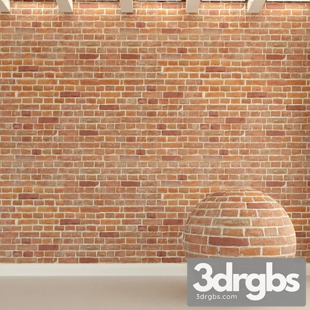 Brick Wall Old Brick 128 3D Model Free