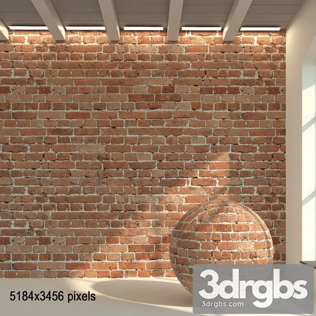 Brick wall. old brick. 46 3D Model Free