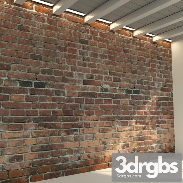 Brick wall. old brick. 48 3D Model Free