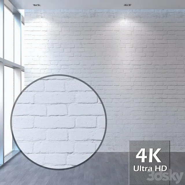 Bricklaying 55 (white) 3D Model