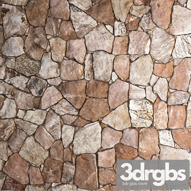 Bricks Wall 2 3D Model Download