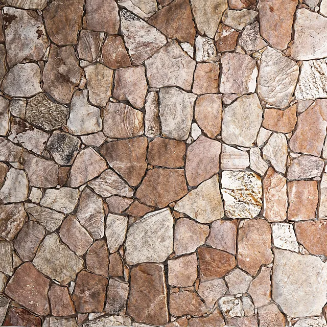 Bricks Wall 2 3D Model