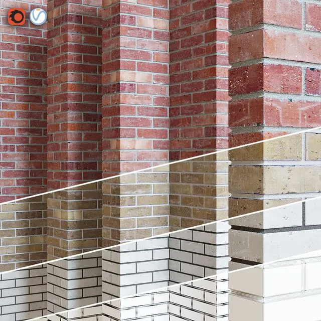 Brickwork 3D Model