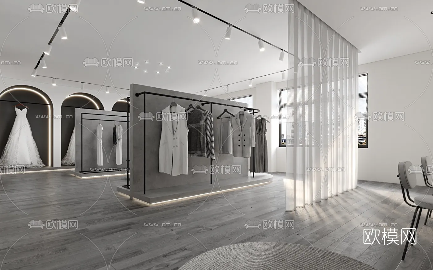 Bridal Shop - Wedding Store - Interior Desgin 3D Scene - 003