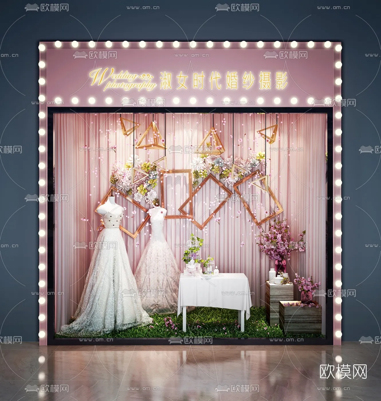 Bridal Shop - Wedding Store - Interior Desgin 3D Scene - 011