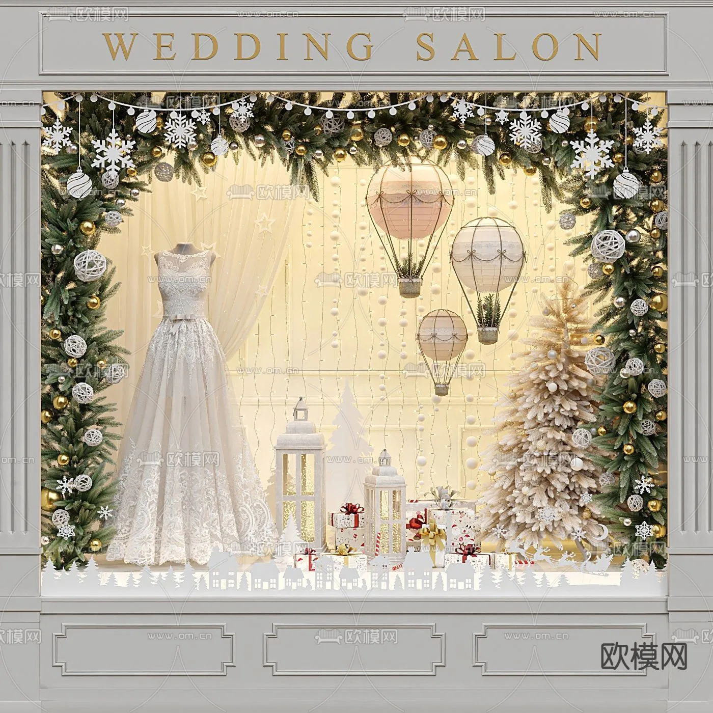 Bridal Shop - Wedding Store - Interior Desgin 3D Scene - 016