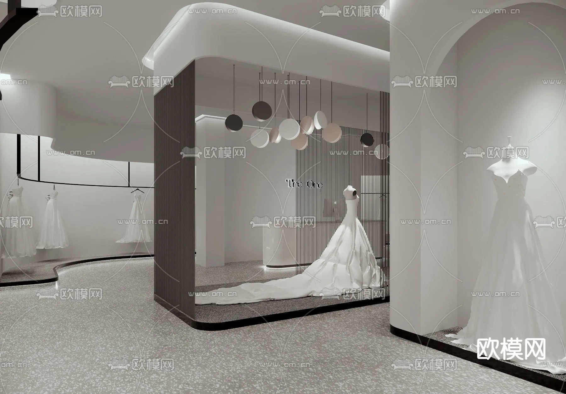 Bridal Shop - Wedding Store - Interior Desgin 3D Scene - 019