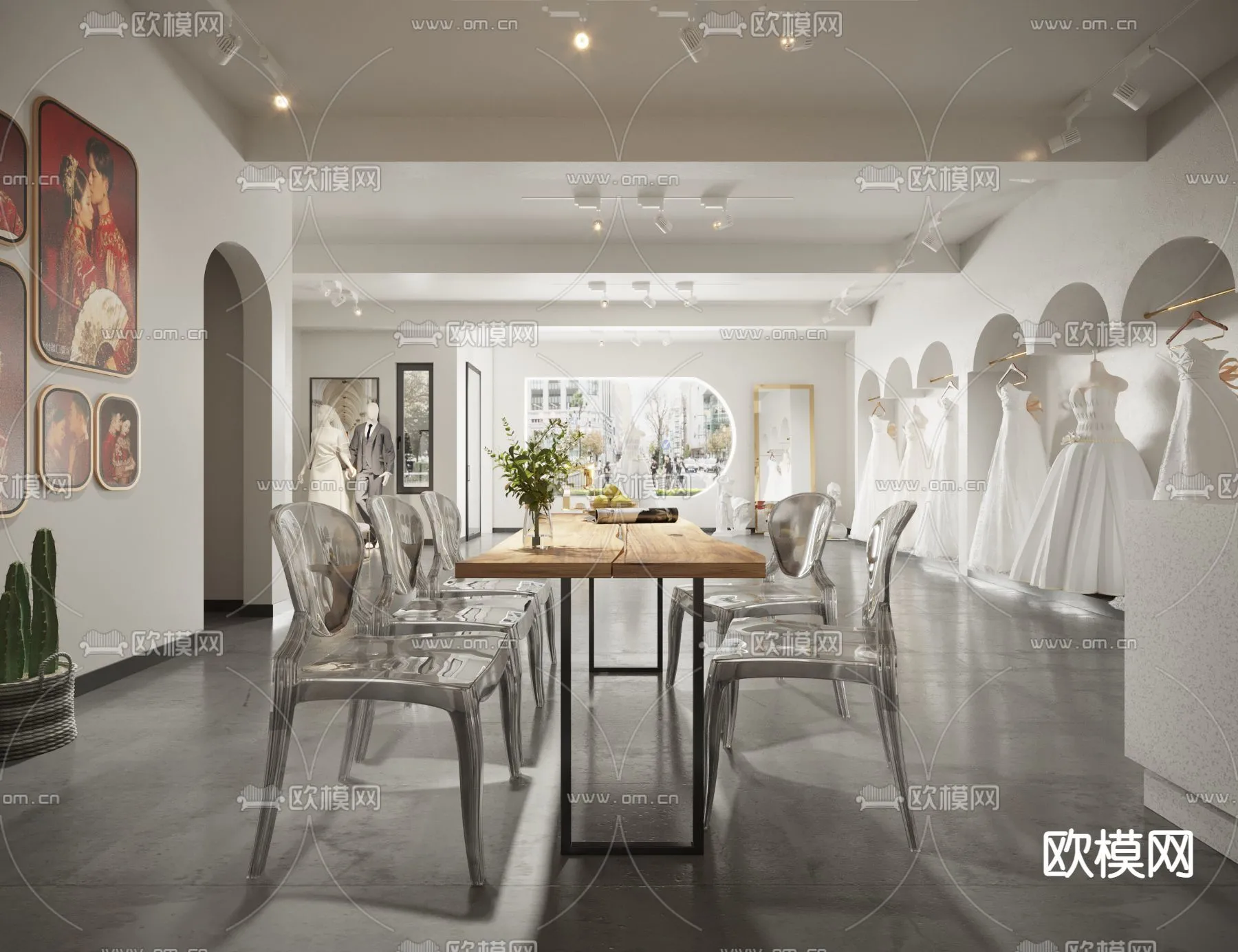 Bridal Shop - Wedding Store - Interior Desgin 3D Scene - 023