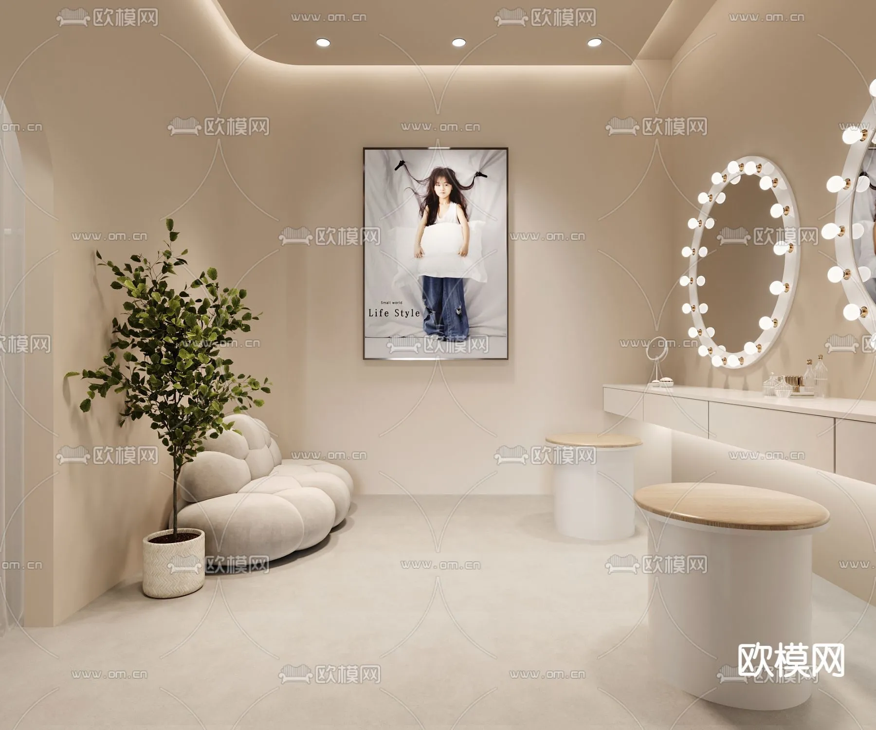 Bridal Shop - Wedding Store - Interior Desgin 3D Scene - 030