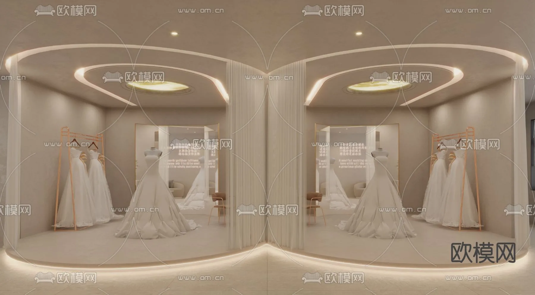 Bridal Shop - Wedding Store - Interior Desgin 3D Scene - 044