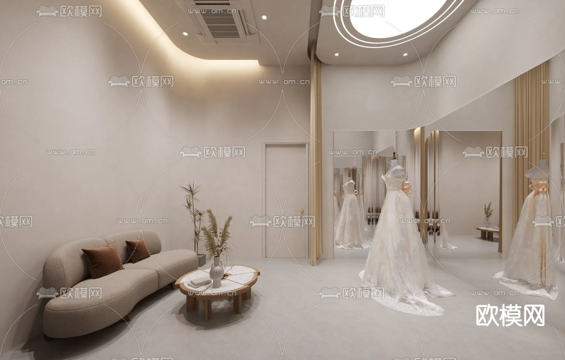 Bridal Shop - Wedding Store - Interior Desgin 3D Scene - 047