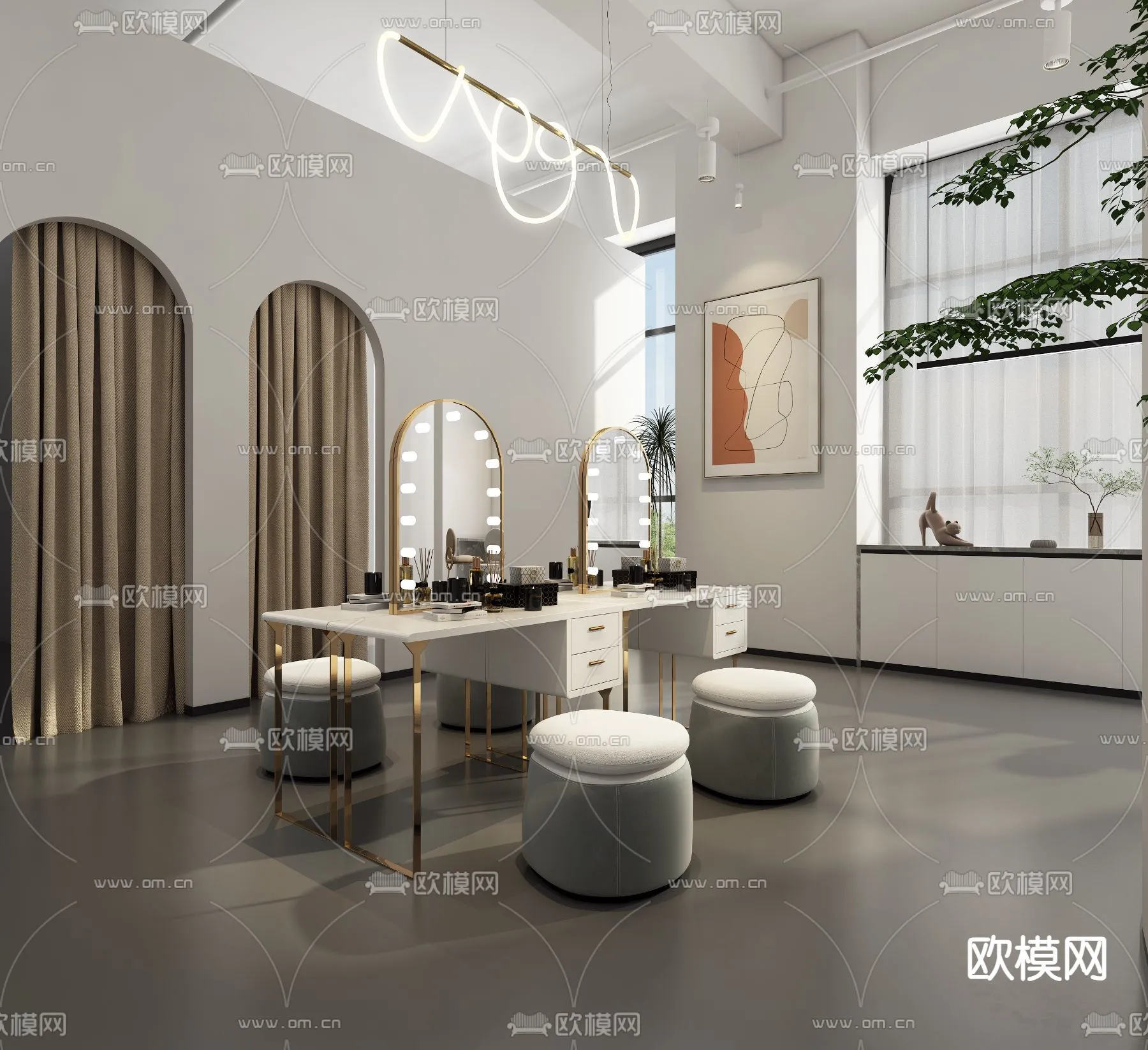 Bridal Shop - Wedding Store - Interior Desgin 3D Scene - 055