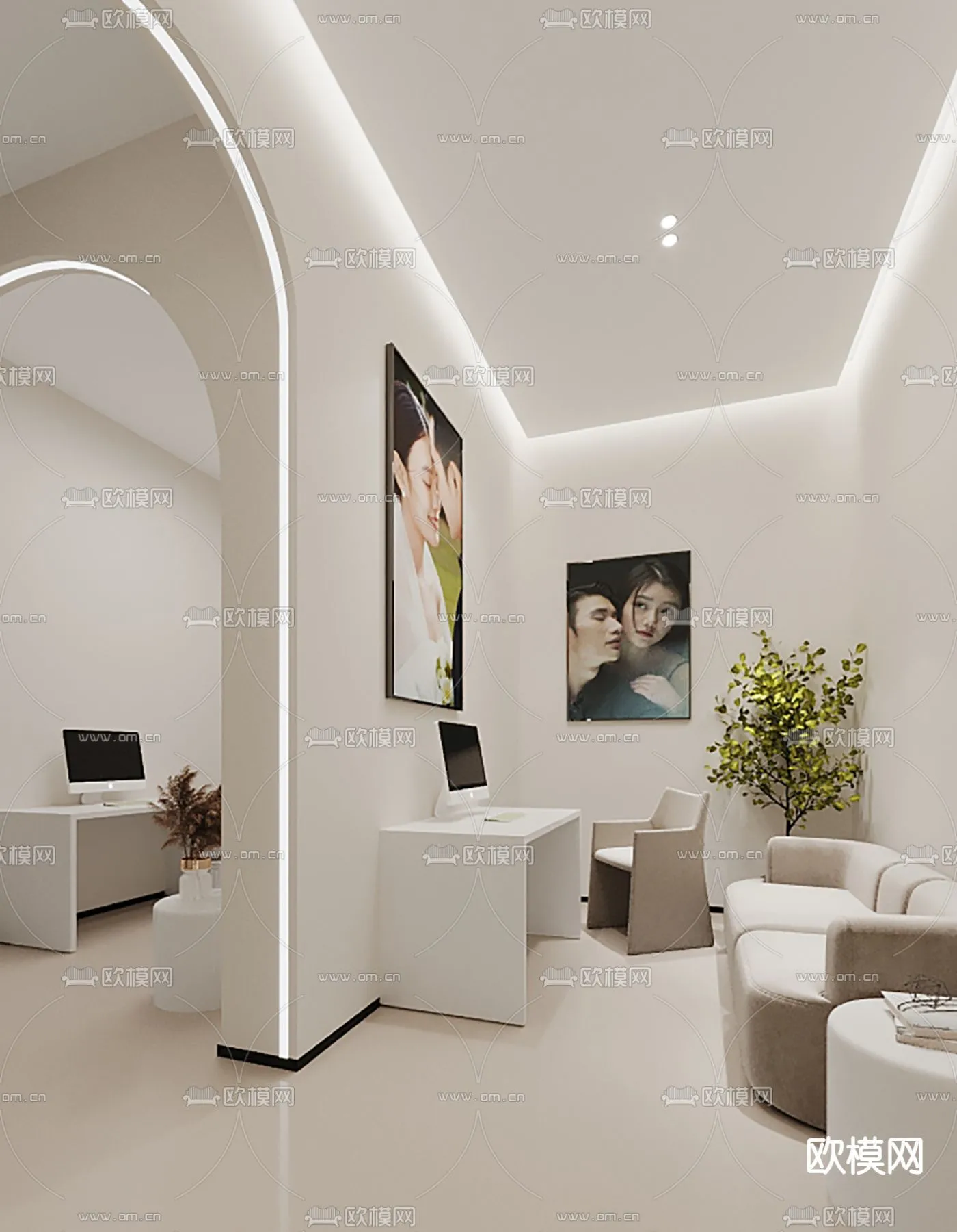 Bridal Shop - Wedding Store - Interior Desgin 3D Scene - 056