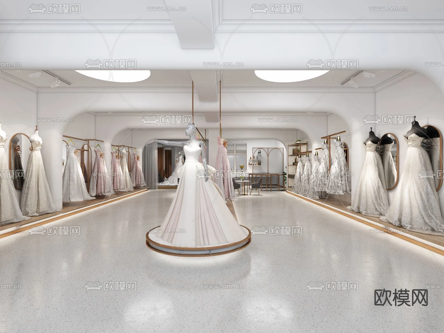 Bridal Shop - Wedding Store - Interior Desgin 3D Scene - 059