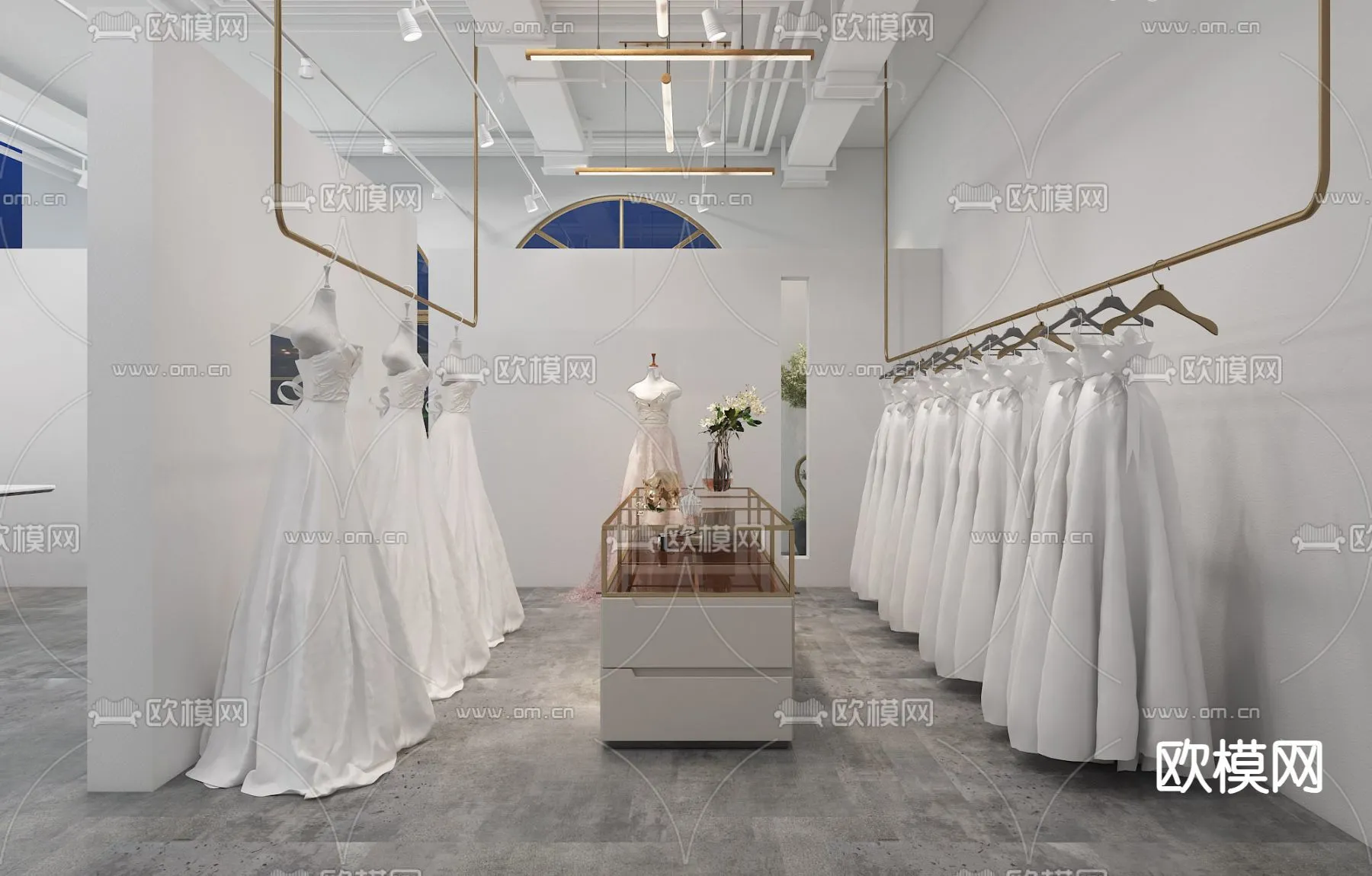 Bridal Shop - Wedding Store - Interior Desgin 3D Scene - 060