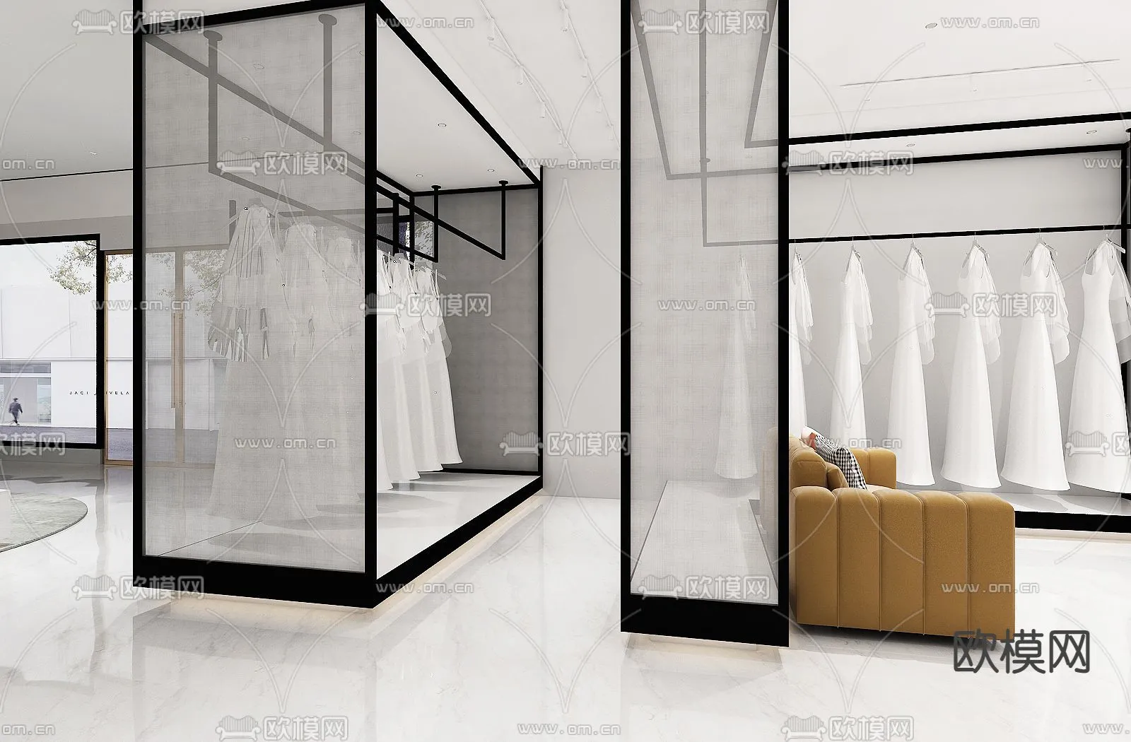 Bridal Shop - Wedding Store - Interior Desgin 3D Scene - 062