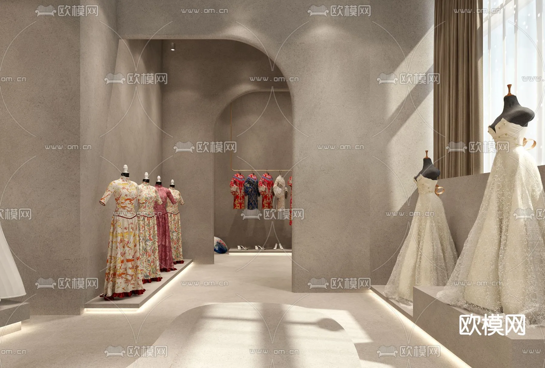 Bridal Shop - Wedding Store - Interior Desgin 3D Scene - 066
