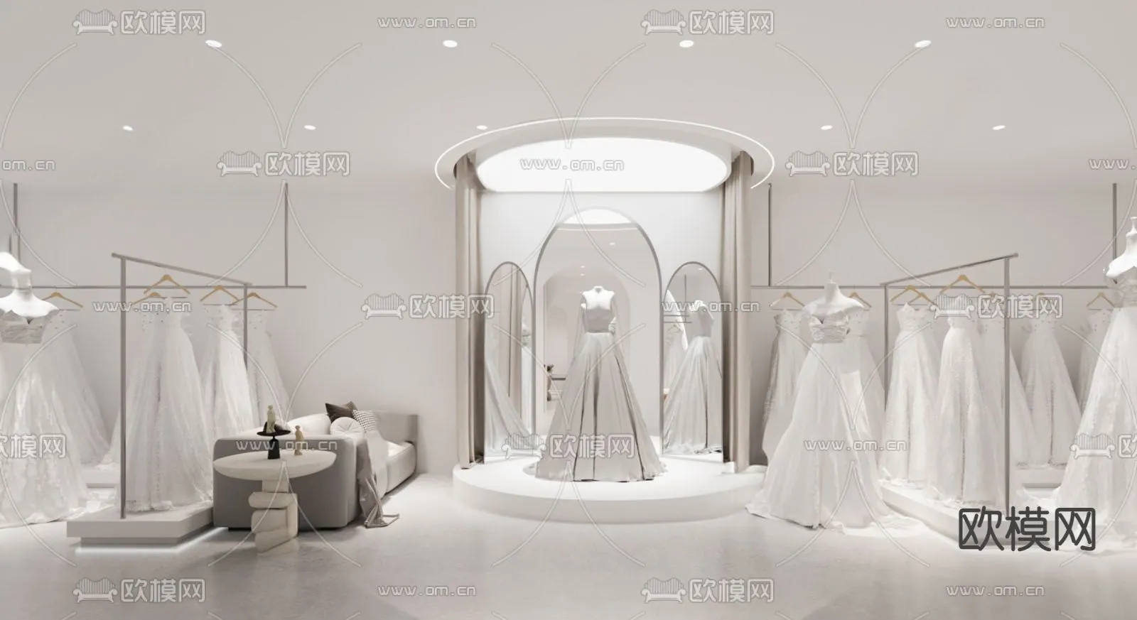 Bridal Shop - Wedding Store - Interior Desgin 3D Scene - 067