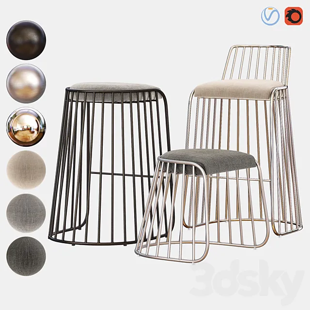 BRIDE's VEIL Bar Chair & Counter Stool Free Download