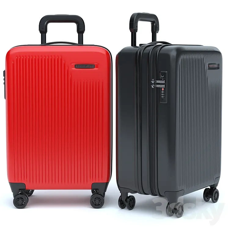 Briggs & Riley Suitcase 3D Model Free
