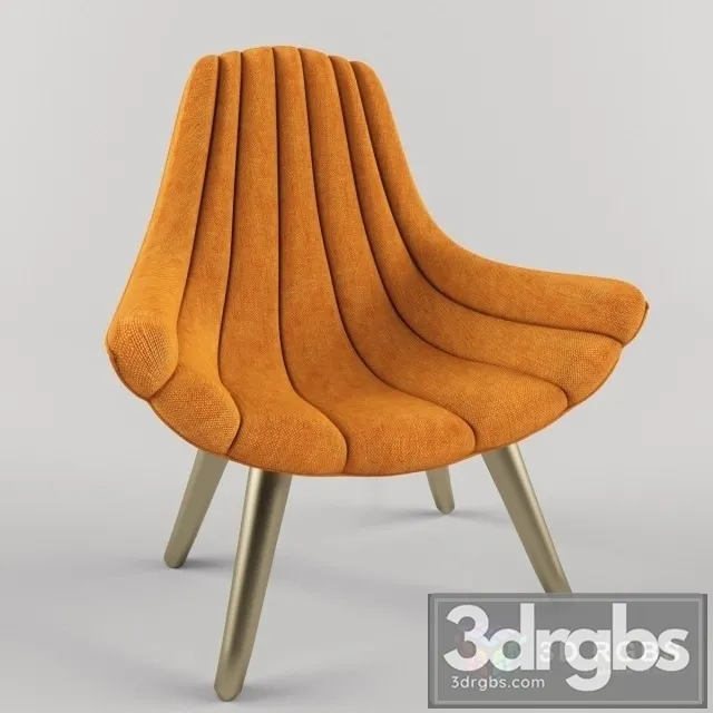 Brigitte Lounge Chair 3D Model Free