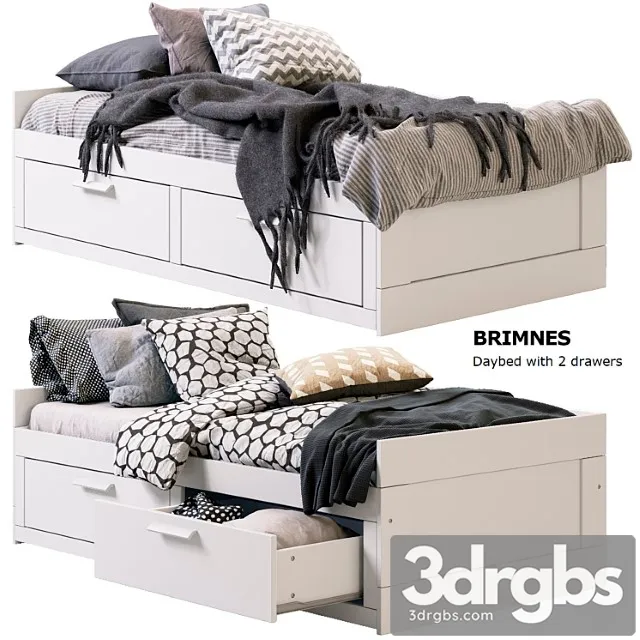 Brimnes Ikea 1 3D Model Free