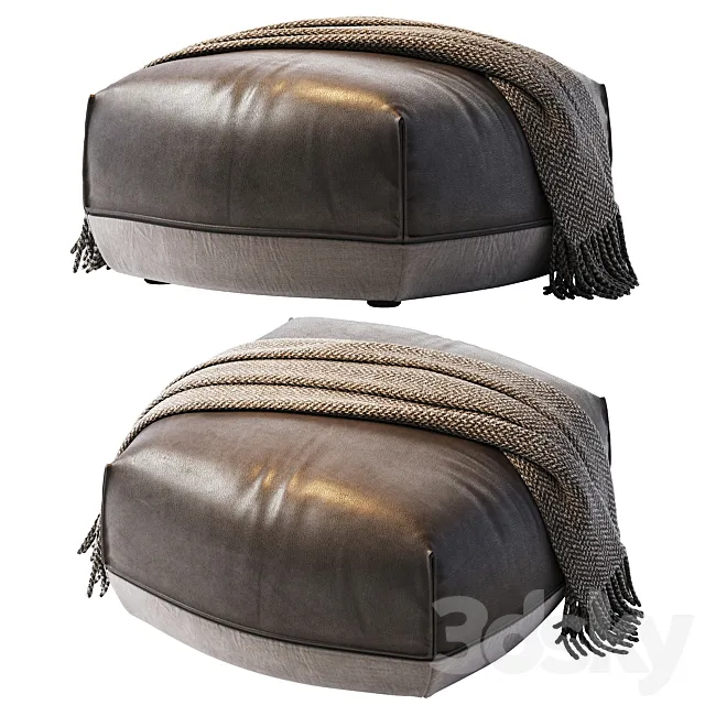 Brioni Medium Pouf 3D Model