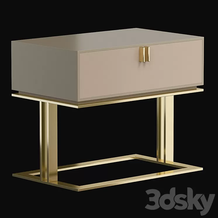 Brisbane Bedside Table Frato Interiors 3D Model