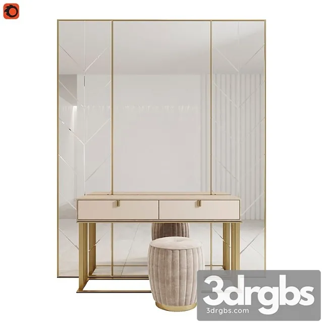 Brisbane console table frato 2 3D Model Free