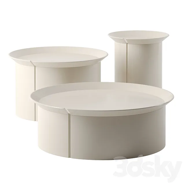 Brise coffee tables by Gervasoni 3DModel