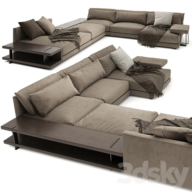 Bristol poliform sofa 3DModel
