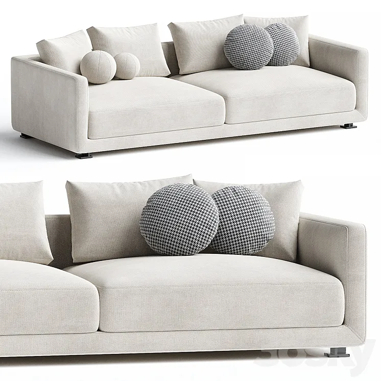 Bristol Sofa 3D Model Free
