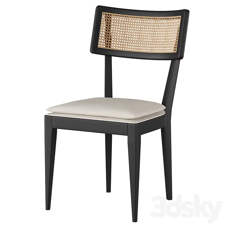 Britt Dining Chair 3D Model Free