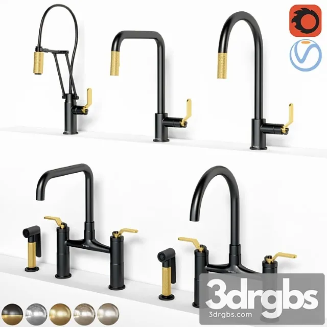 Brizo Kitchen Set 3D Model Free