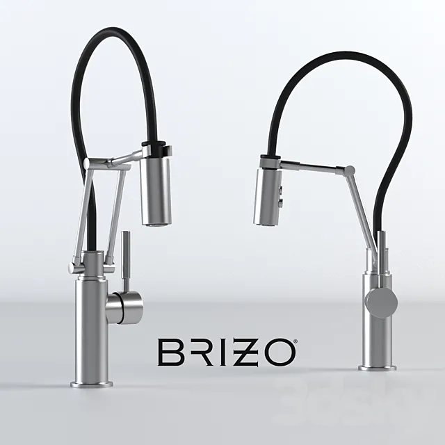 Brizo Solna Articulating Kitchen Faucet 3D Model