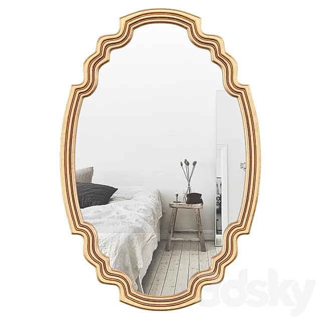 Broadmeadow Accent Wall Mirror ROSP5037 Free Download