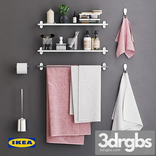 Brogrund Bath Set 3D Model Free