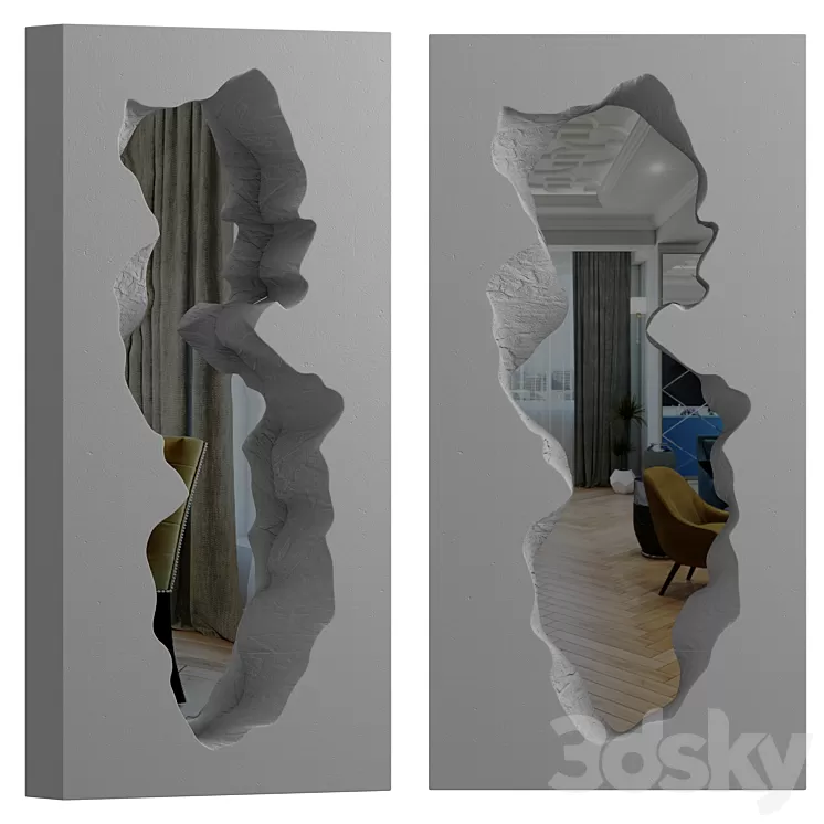 Broken mirror