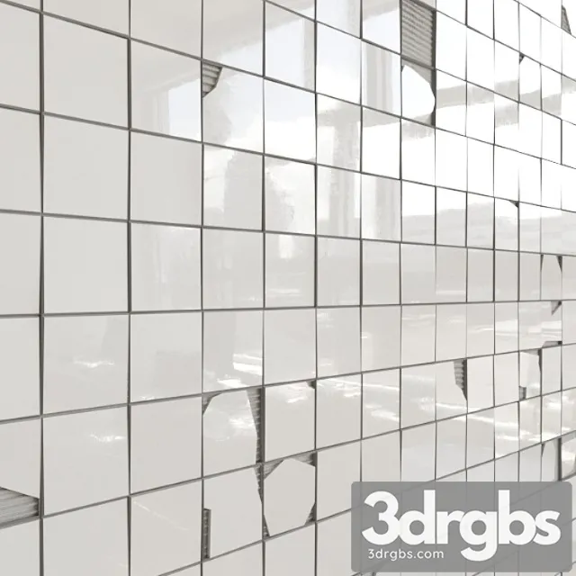 Broken tiles 3D Model Free