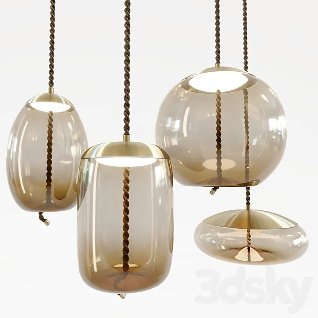 Brokis - Knot Disco Pendant Lamp 3D Model
