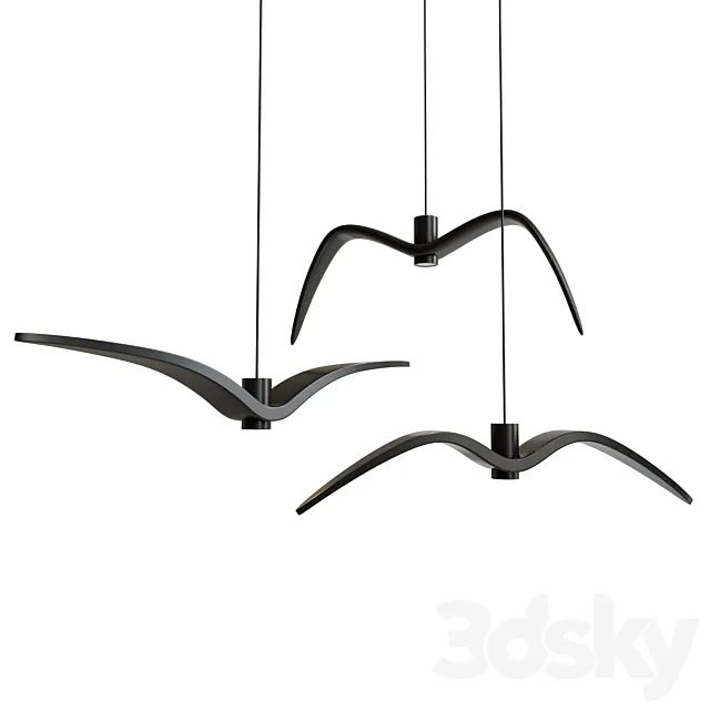 BROKIS NIGHT BIRDS 3D Model