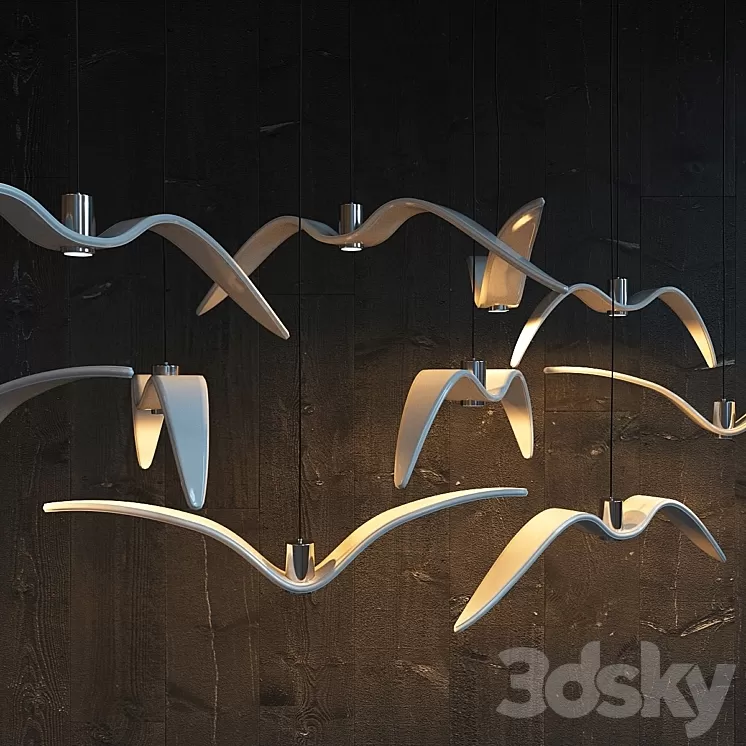 Brokis Night Birds 3D Model