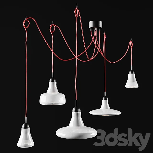 BROKIS SHADOW 5ER SET PENDANT LIGHT 3DModel