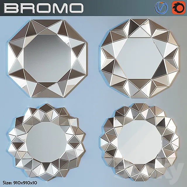 Bromo mirror 3DModel